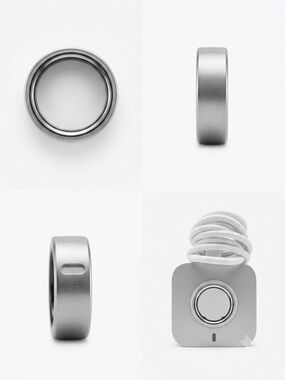Oura 4 Brushed Silver Smart Ring